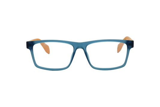 ADIDAS-OR5027 Blue & Orange Rectangle Eyeglasses