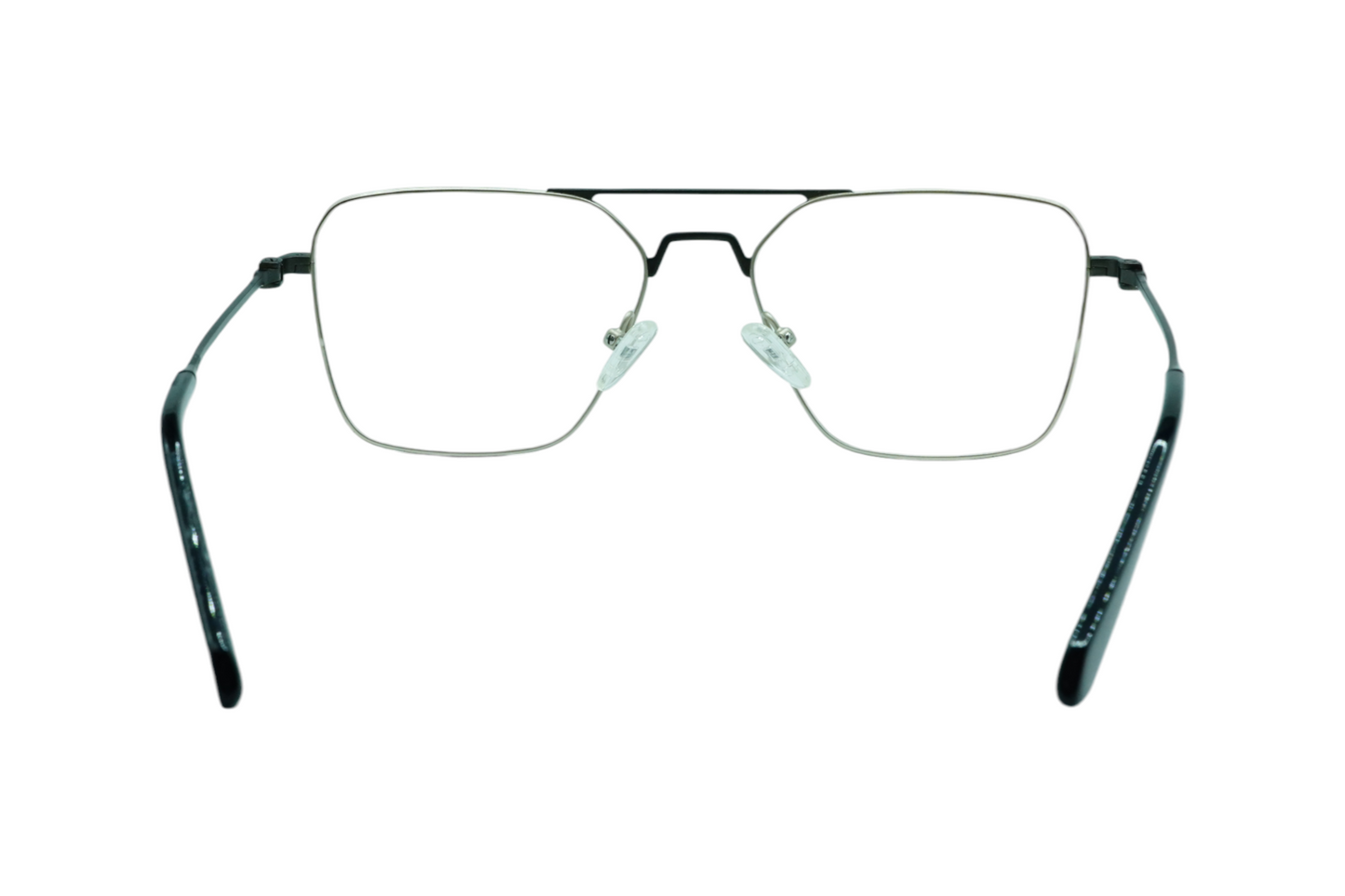 DAVID JONES-0338 Black & Gold metal Rectangle Eyeglasses