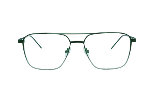 GOTTI Switzerland LAFITTE GRN-GRA Titanium Rectangle Eyeglasses