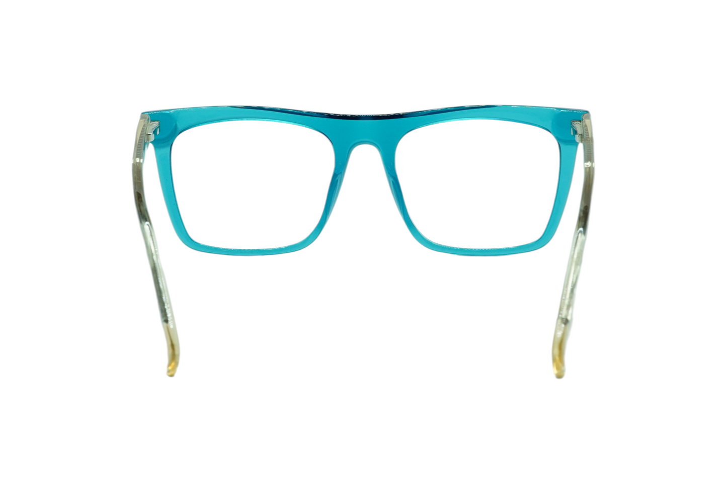 I.Graphic YC-28012 Blue & Yellow Color Rectangle Eyeglasses