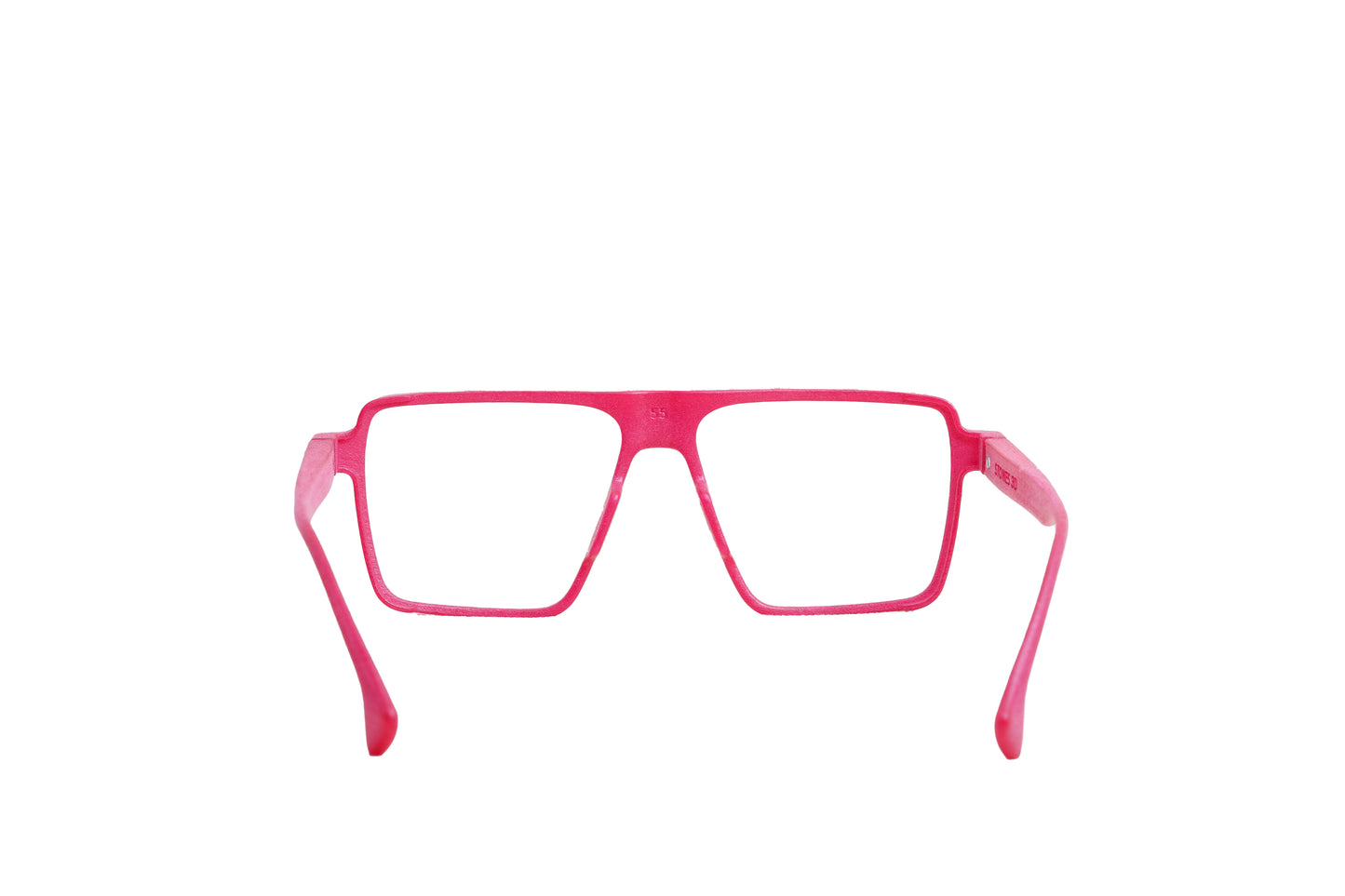 STONES 3D ACOUSTIC L Red Color Rectangle Eyeglasses
