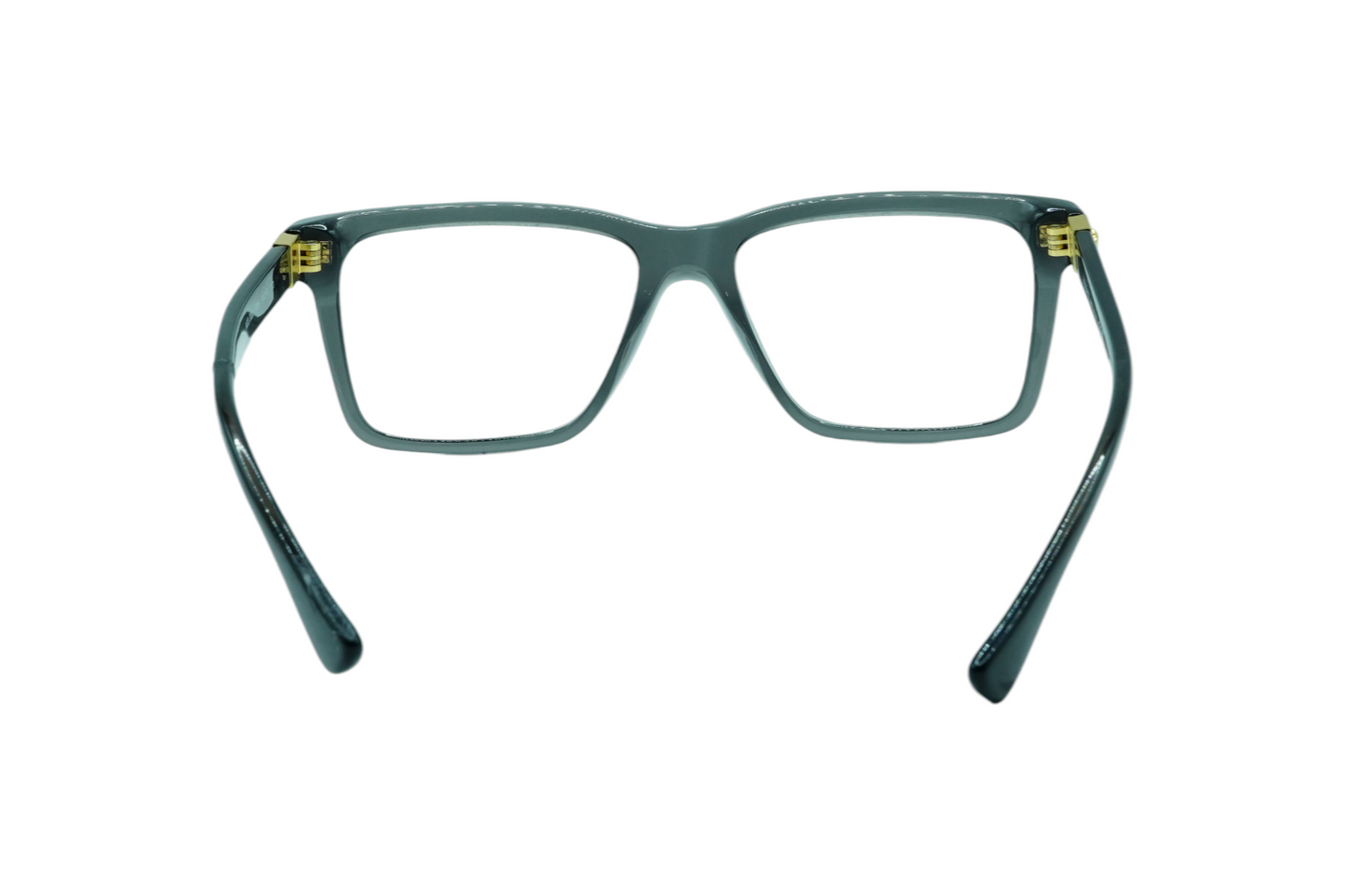 VERSACE 3328 Transparent black color Rectangle Eyeglasses