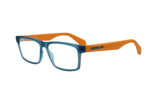 ADIDAS-OR5027 Blue & Orange Rectangle Eyeglasses