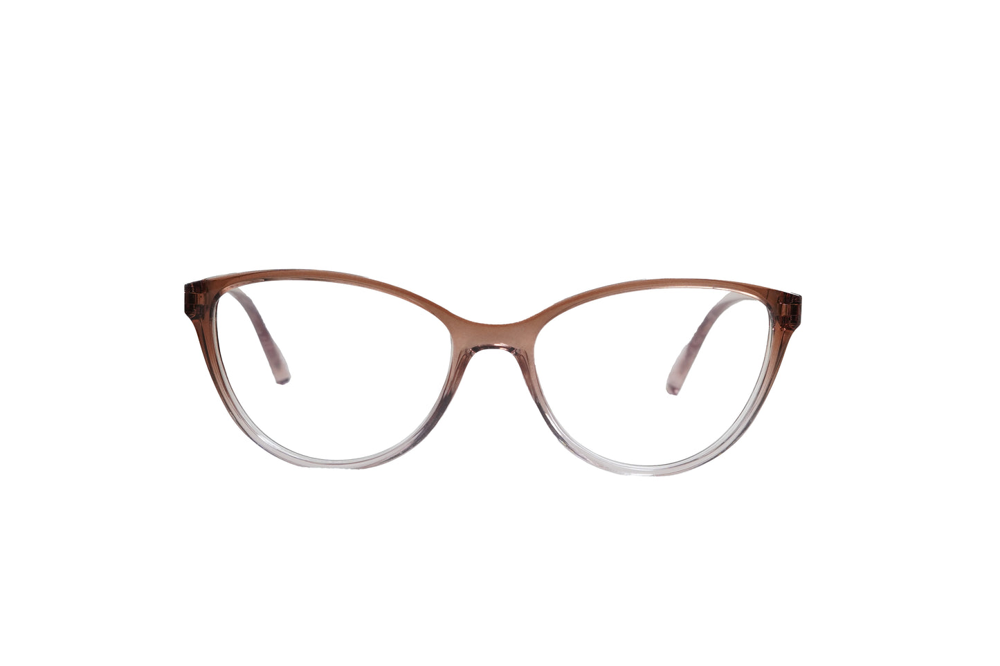 ARMANI EXCHANGE  AX3053 Transparent Brown Cateye Eyeglasses