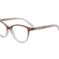 ARMANI EXCHANGE  AX3053 Transparent Brown Cateye Eyeglasses