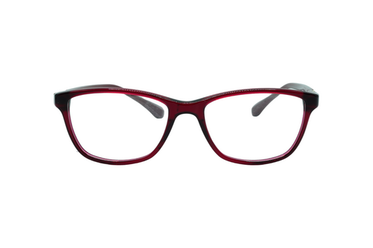 EMPORIO ARMANI EA3099 Transparent Maroon Color Cat Eye Eyeglasses