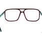 FED FOCUS-FD103 Red & Blue Rectangle Eyeglasses