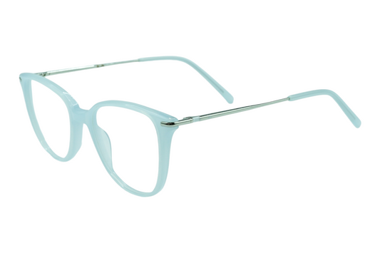 FED FOCUS-FD158 Light Blue Color Cat Eye Eyeglasses