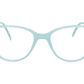 FED FOCUS-FD158 Light Blue Color Cat Eye Eyeglasses