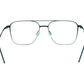 GOTTI Switzerland LAFITTE GRN-GRA Titanium Rectangle Eyeglasses