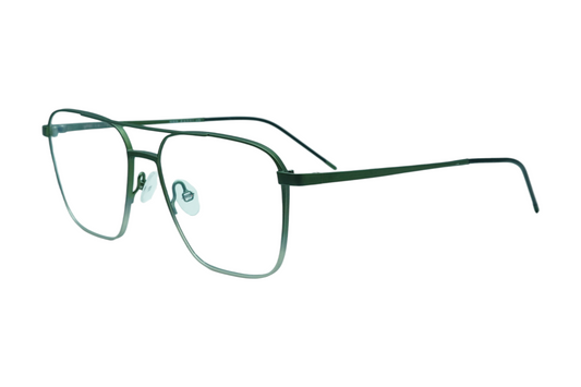 GOTTI Switzerland LAFITTE GRN-GRA Titanium Rectangle Eyeglasses