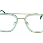 MONT JACOB-1869 Gold Metal Rectangle  Eyeglasses