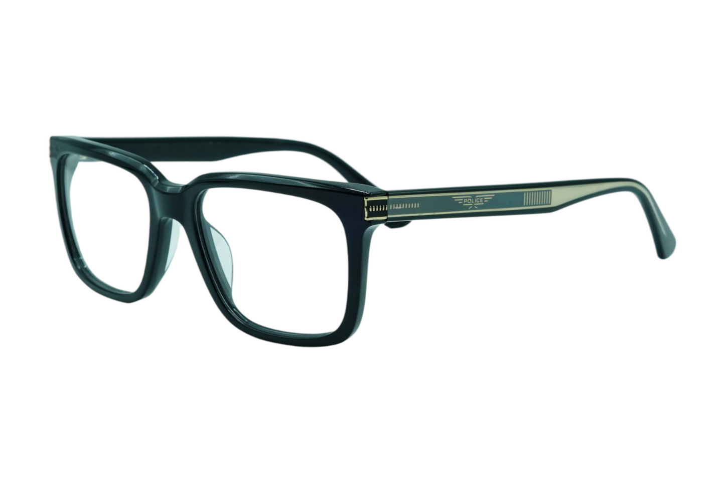 POLICE VPLF03K Black Color Rectangle  Eyeglasses
