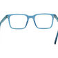 POLICE VPLF76K Transparent Blue  Color Rectangle  Eyeglasses