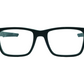 PRADA VPS02P Black Color Rectangle Sports Eyeglasses