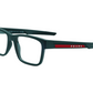 PRADA VPS02P Black Color Rectangle Sports Eyeglasses