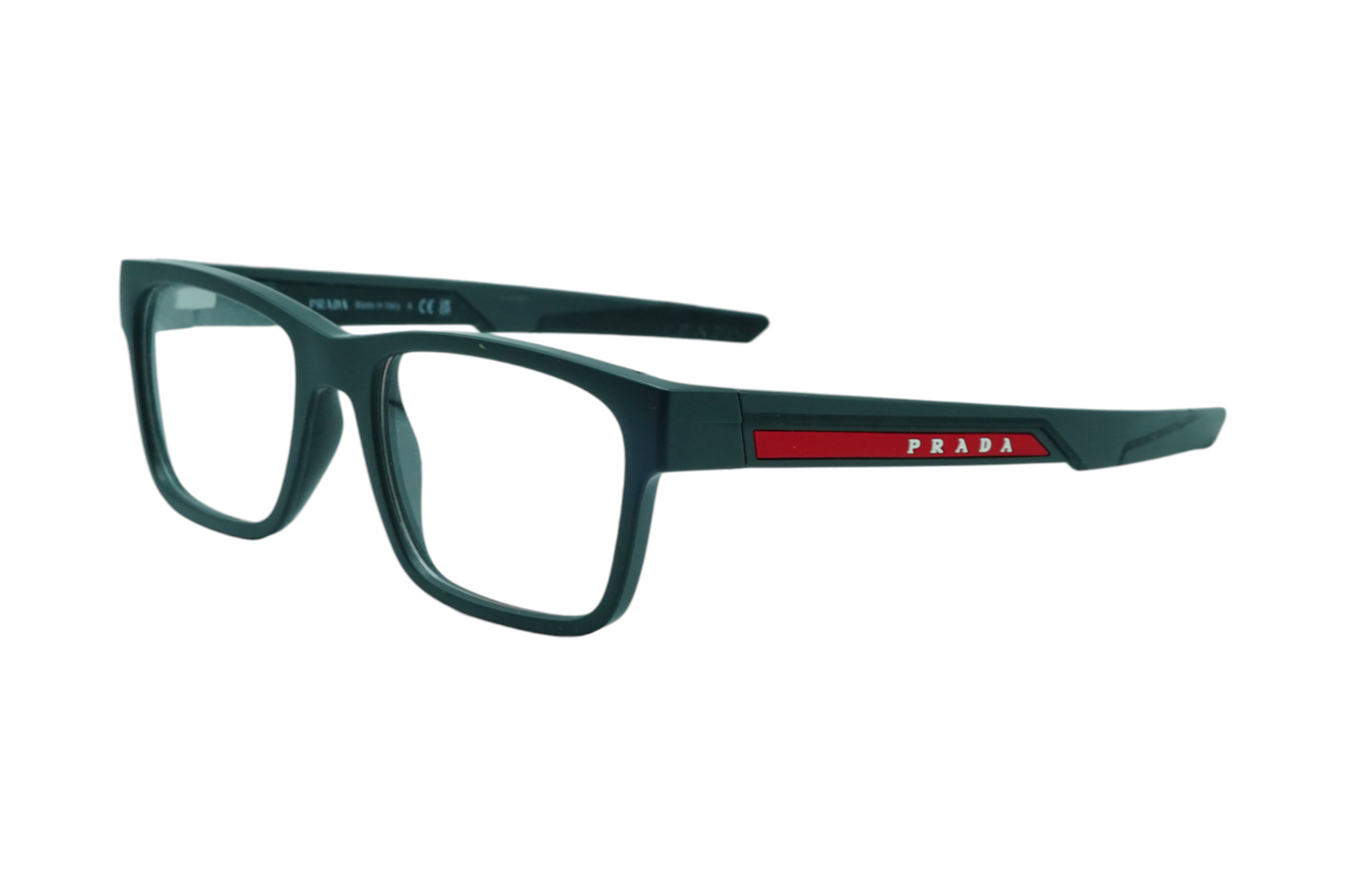 PRADA VPS02P Black Color Rectangle Sports Eyeglasses