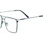 SCOTT SC5330 Metallic Color Rectangle  Eyeglasses