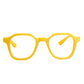 STONES 3D  AIDAN L Yellow Color Rectangle Eyeglasses