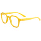 STONES 3D  AIDAN L Yellow Color Rectangle Eyeglasses