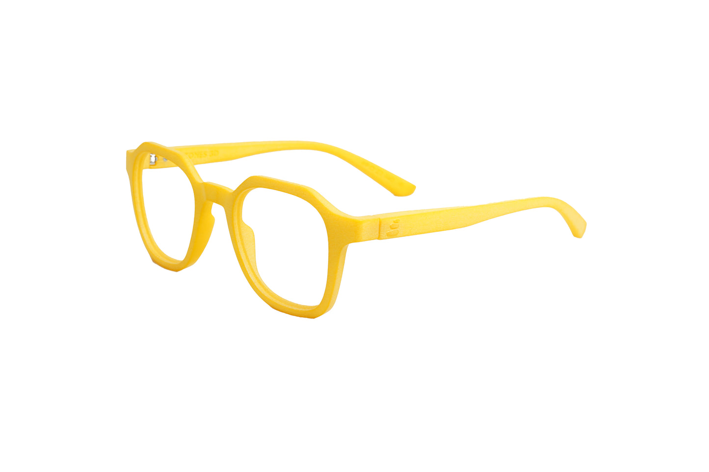 STONES 3D  AIDAN L Yellow Color Rectangle Eyeglasses