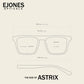 STONES 3D  ASTRIX L Ash Grey  Color Rectangle Eyeglasses